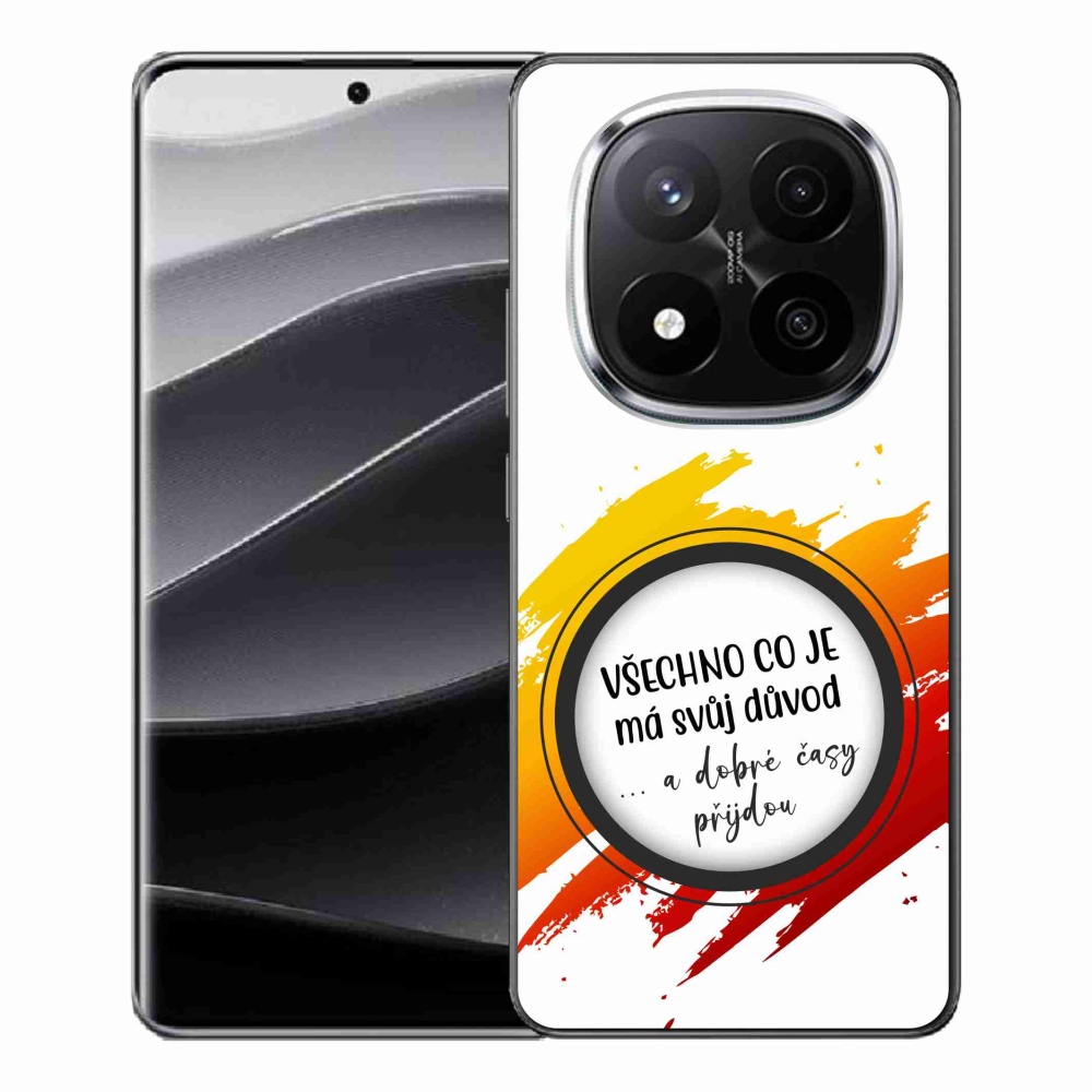 Gélový kryt mmCase na Xiaomi Redmi Note 14 Pro+ 5G - citát 3 biele pozadie