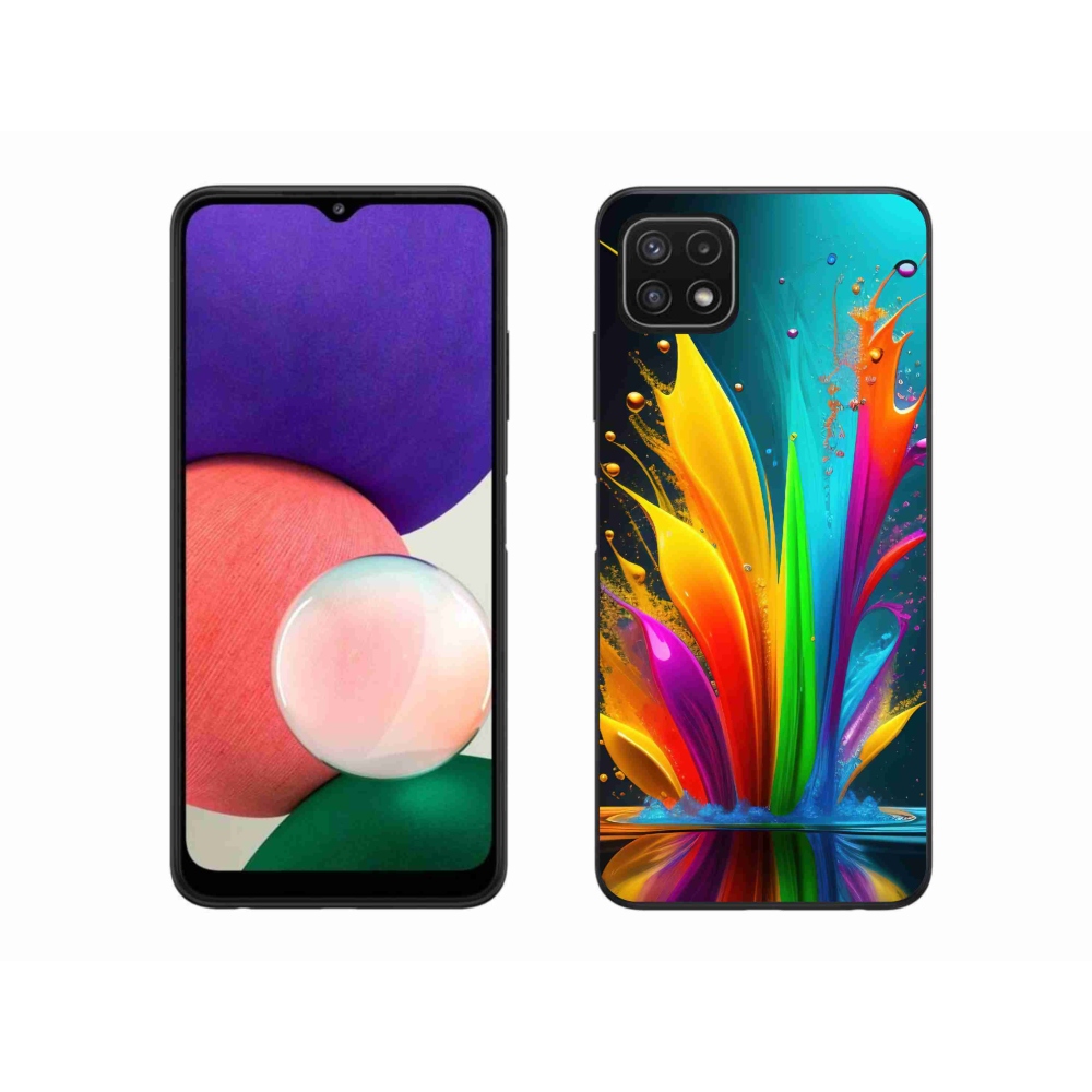 Gélový kryt mmCase na Samsung Galaxy A22 5G - abstraktný motív 1