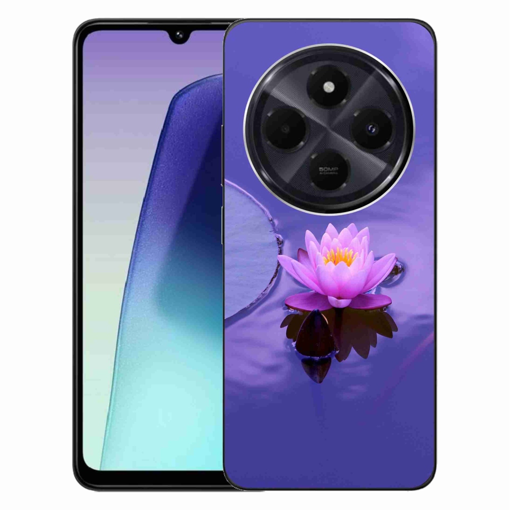 Gélový obal mmCase na Xiaomi Redmi 14C/Poco C75 - kvet na hladine