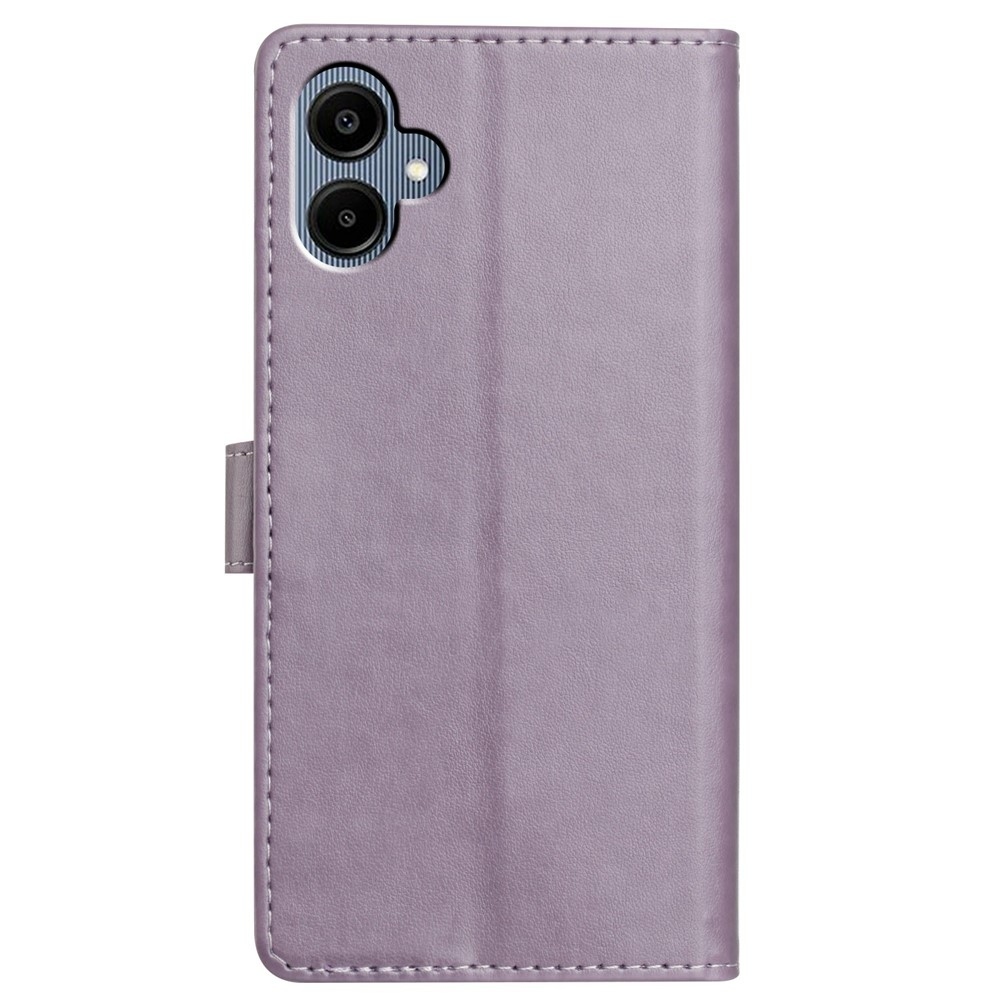 Clots knižkové púzdro na Samsung Galaxy A07 4G - fialové