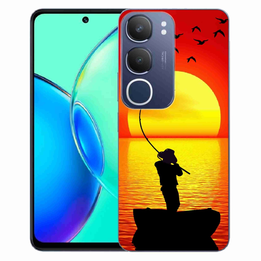 Gélový kryt mmCase na Vivo Y19s - rybárčenie