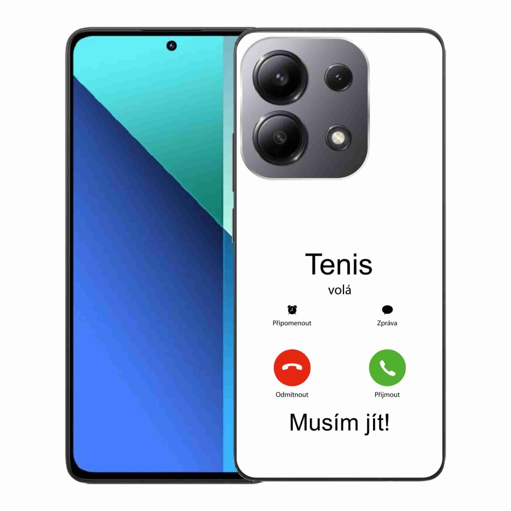 Gélový kryt mmCase na Xiaomi Redmi Note 13 - tenis volá biele pozadie