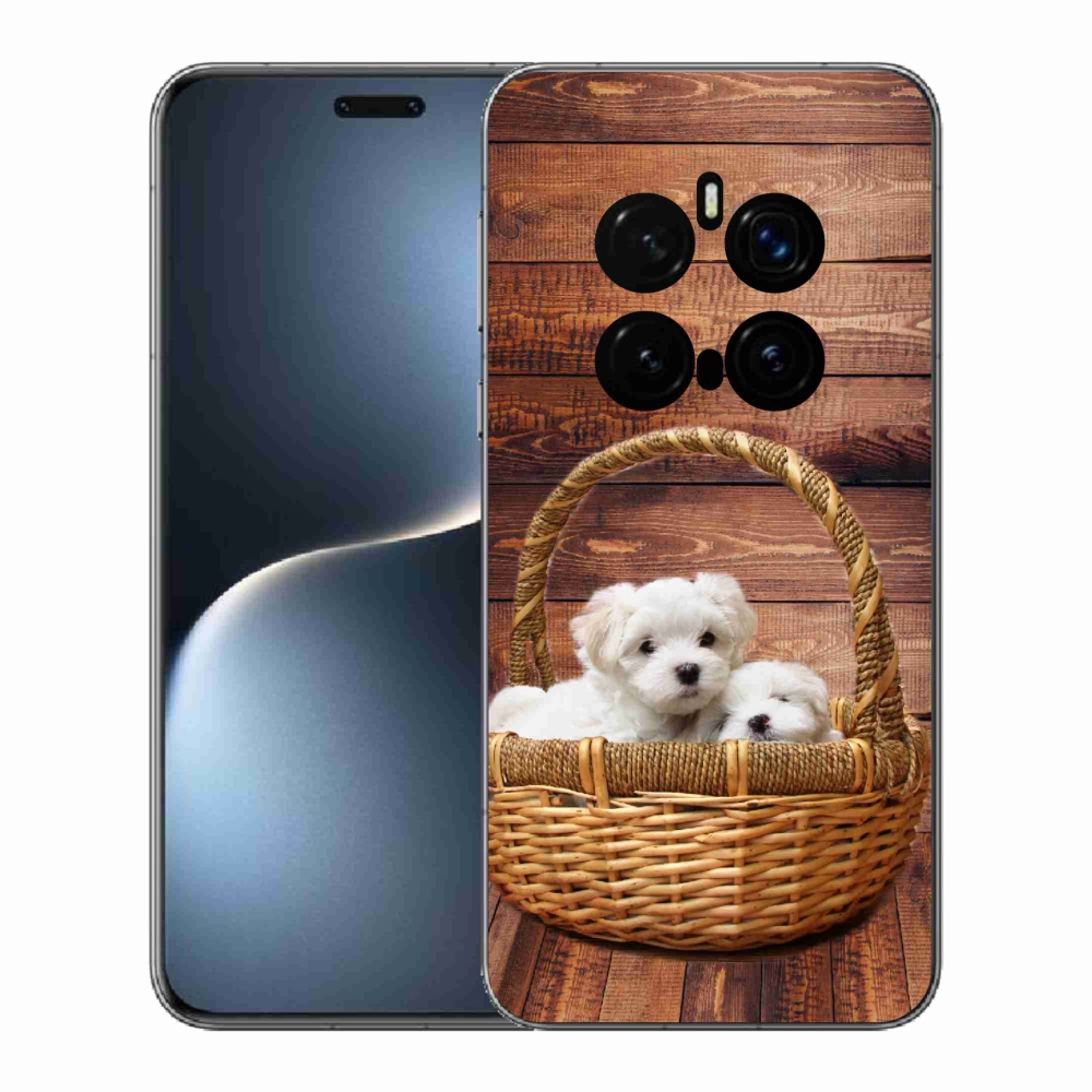 Gélový kryt mmCase na Honor Magic 7 Pro 5G - šteniatka