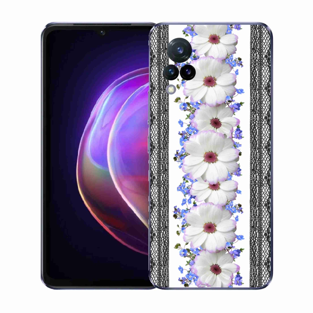 Gélový kryt mmCase na Vivo V21 4G/5G - kvety 8