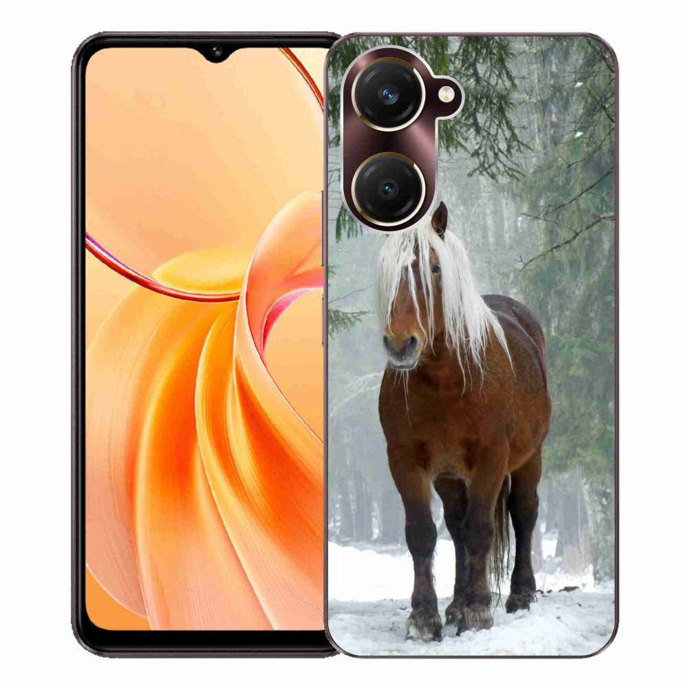 Gélový kryt mmCase na Vivo Y28s 5G - kôň v lese
