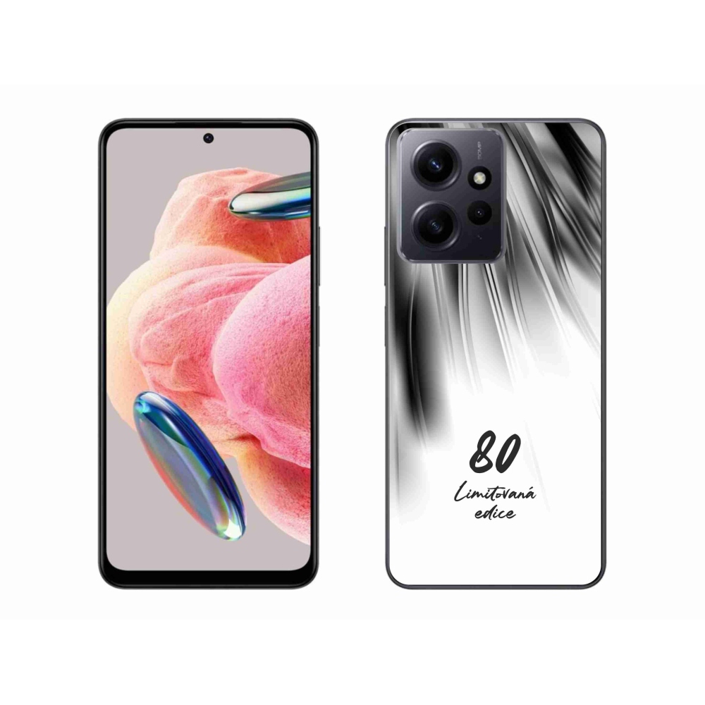 Gélový kryt mmCase na Xiaomi Redmi Note 12 4G - 80 limitovaná edícia biele pozadie