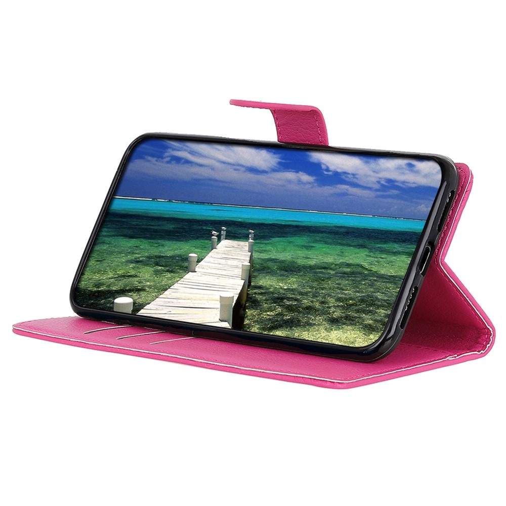Litchie knižkové púzdro na Xiaomi Redmi 15C 4G/5G (173mm) - rose