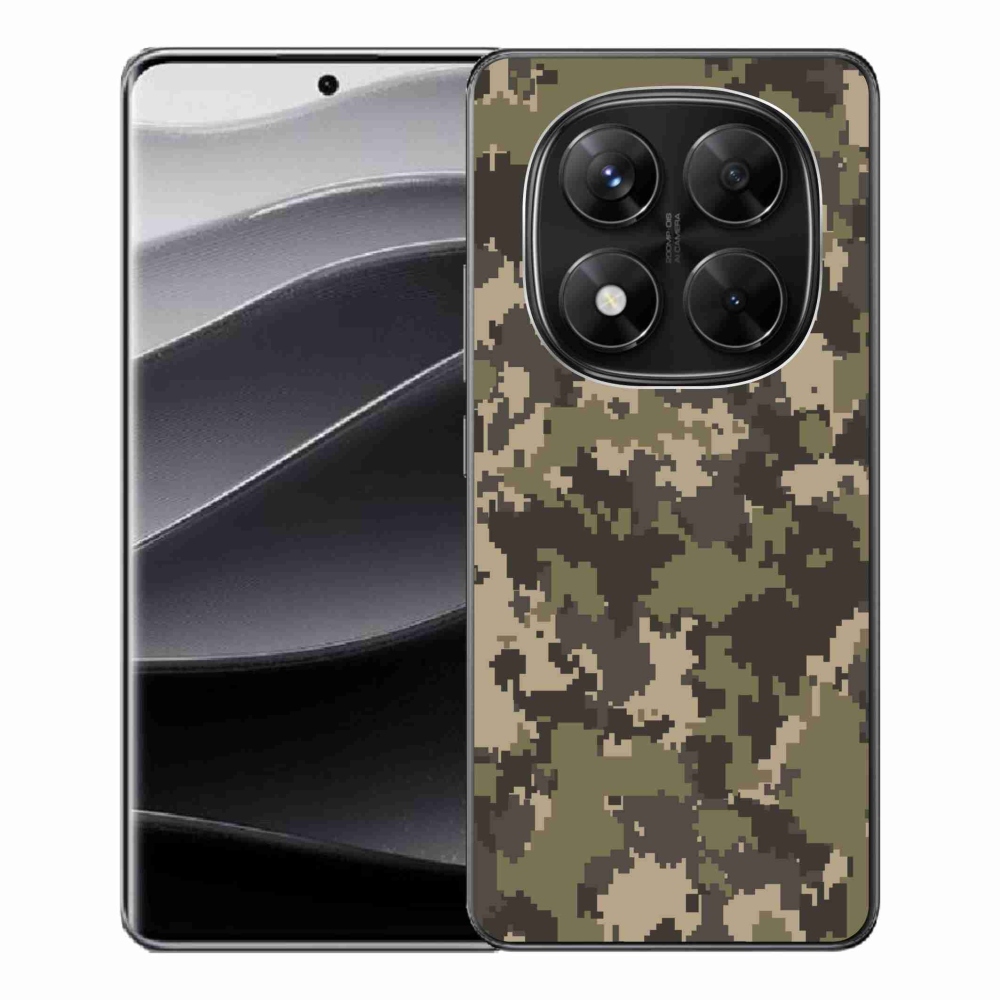 Gélový kryt mmCase na Xiaomi Redmi Note 14 Pro 5G/Poco X7 5G - maskáčový vzor 12