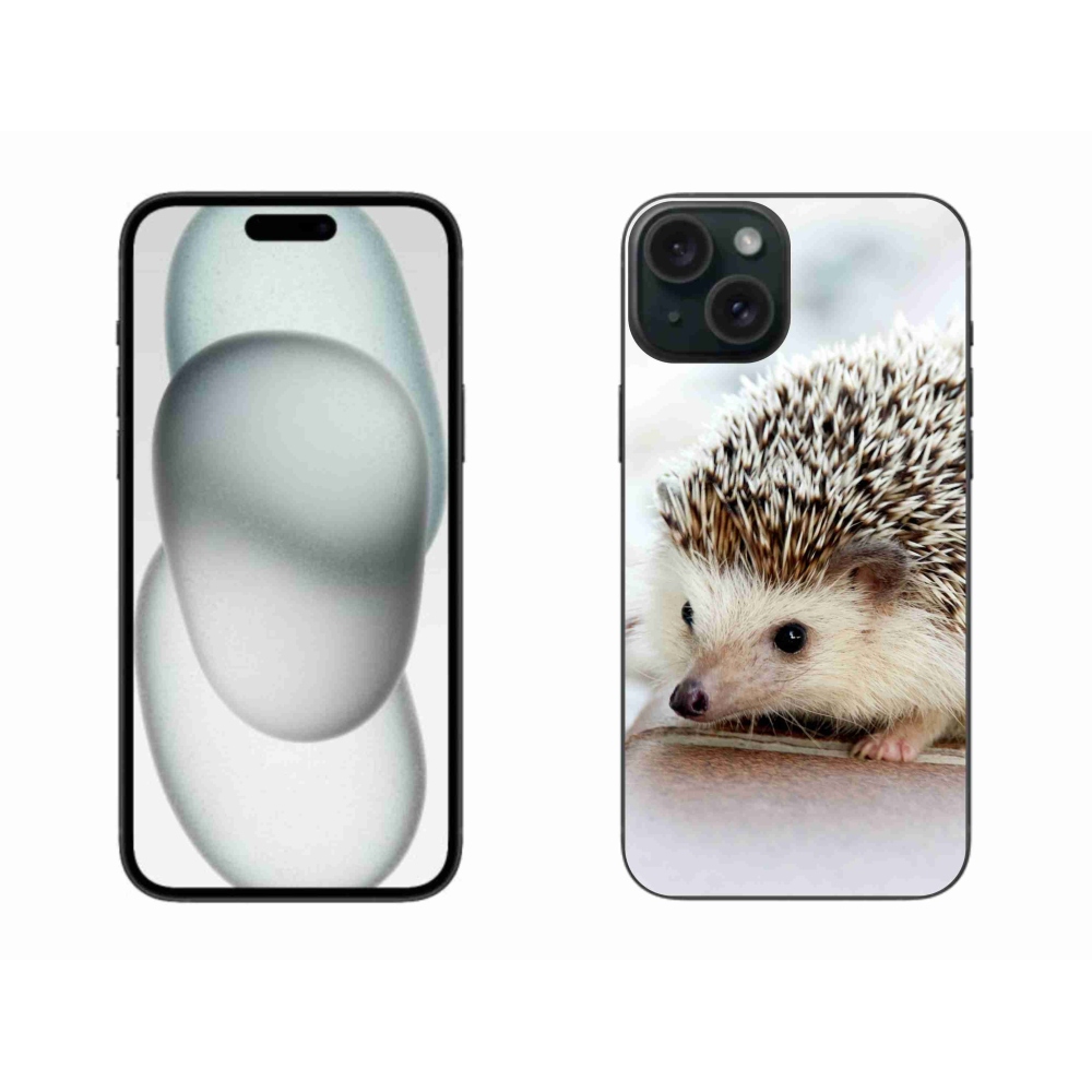 Gélový kryt mmCase na iPhone 15 Plus - ježko