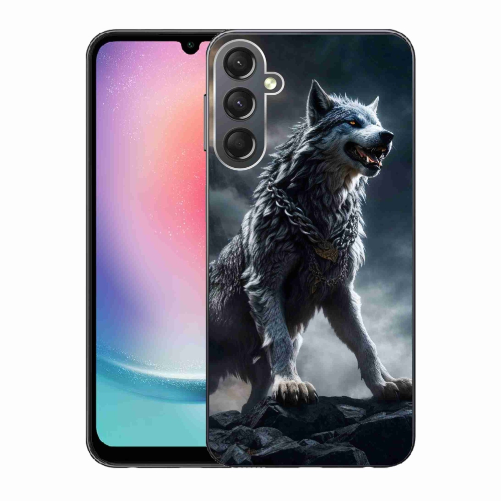 Gélový kryt mmCase na Samsung Galaxy A24 - vlk 1