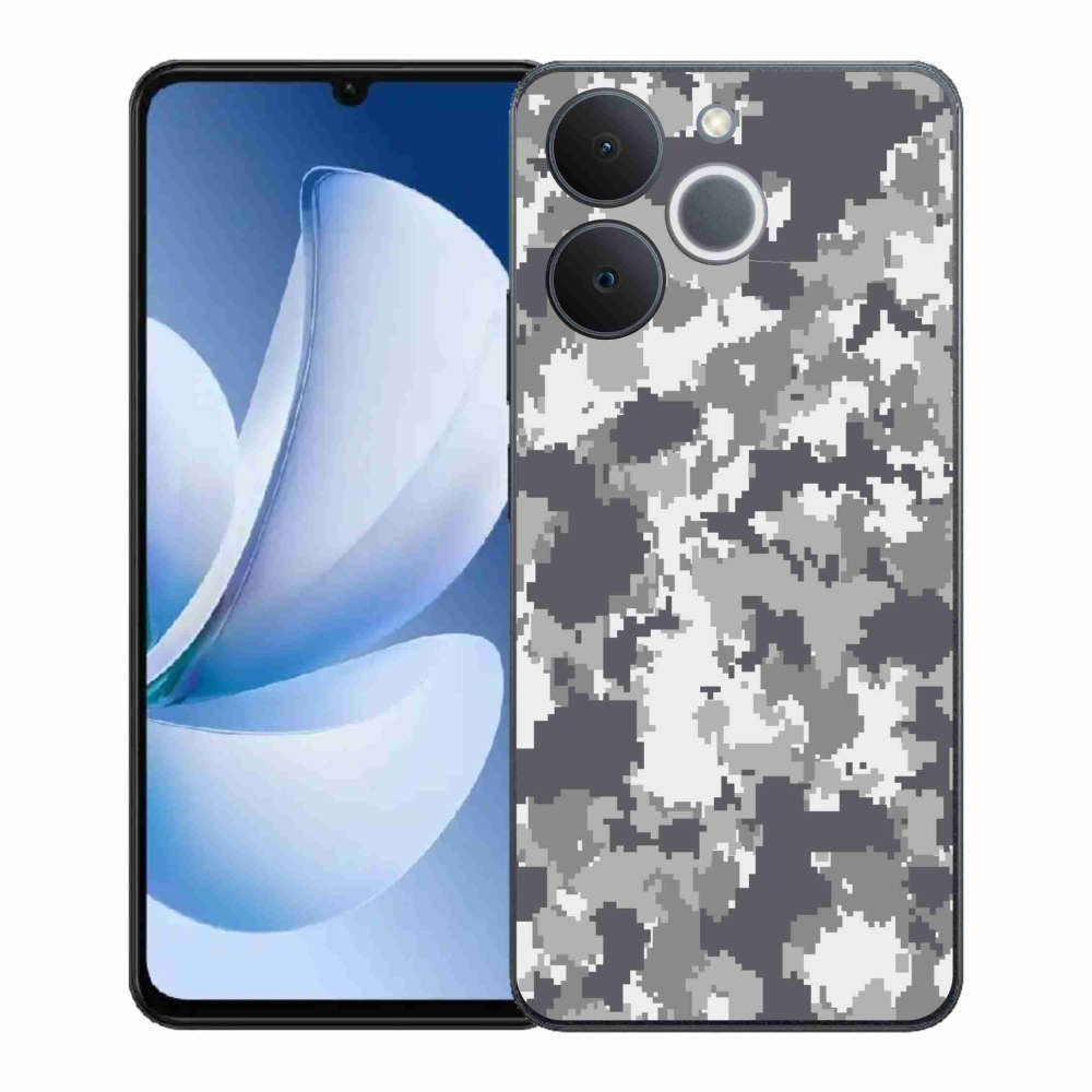 Gélový kryt mmCase na Realme Note 70T - maskáčový vzor 2