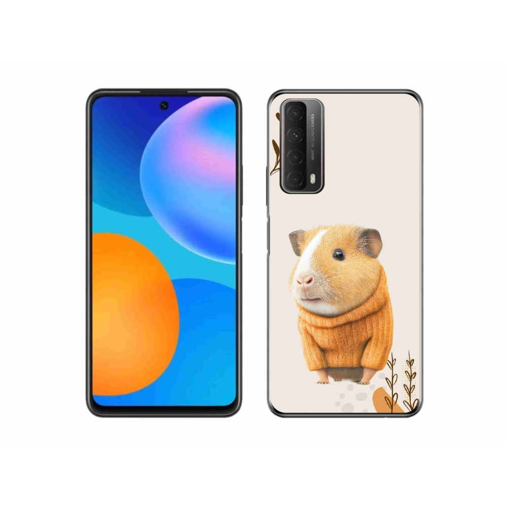 Gelový kryt mmCase na Huawei P Smart (2021) - morče ve svetru