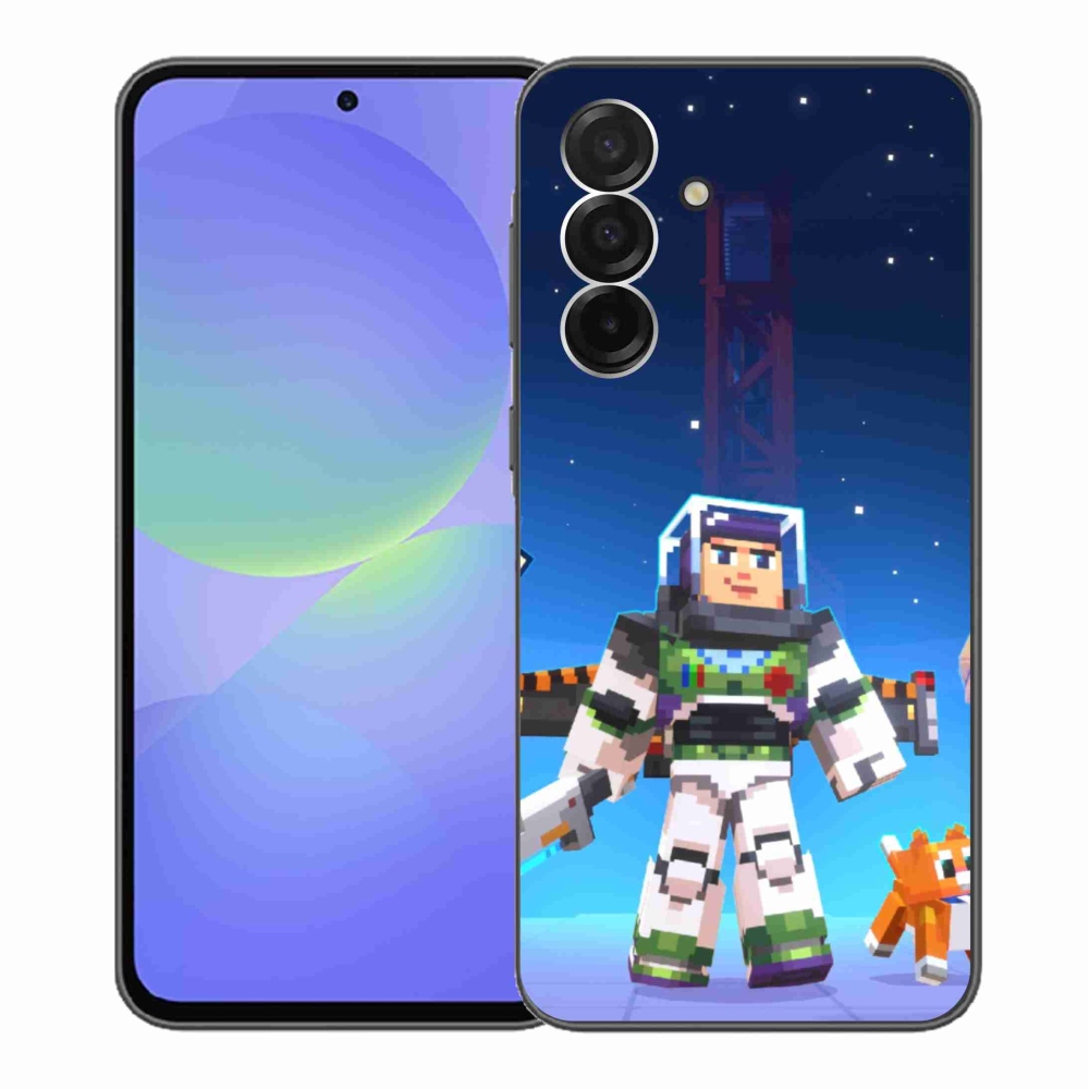 Gélový kryt mmCase na Samsung Galaxy A36 5G - minecraft 2