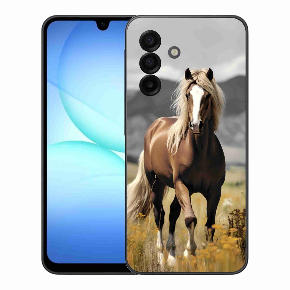 Gélový kryt mmCase na Samsung Galaxy A17 5G - hnedý kôň 1