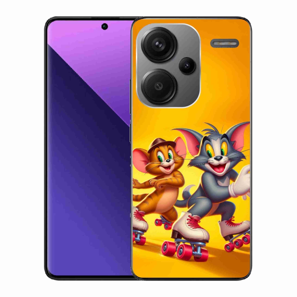 Gélový kryt mmCase na Xiaomi Redmi Note 13 Pro+ 5G - tom a jerry