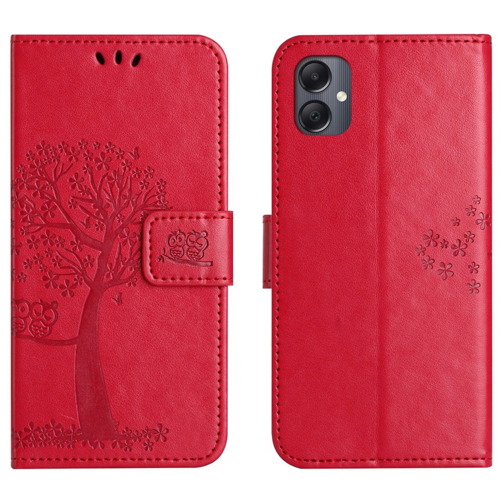 Tree knižkové púzdro na Samsung Galaxy A07 4G - červené