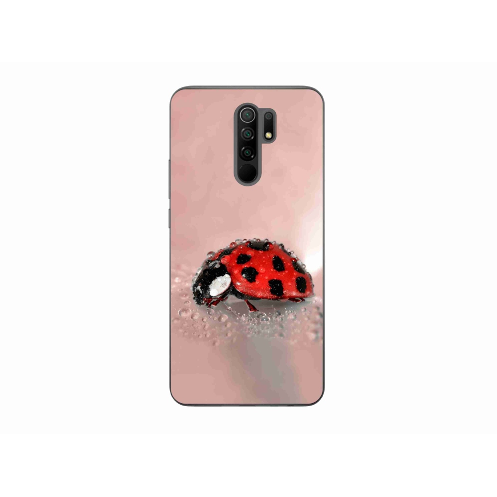 Gélový kryt mmCase na mobil Xiaomi Redmi 9 - lienka