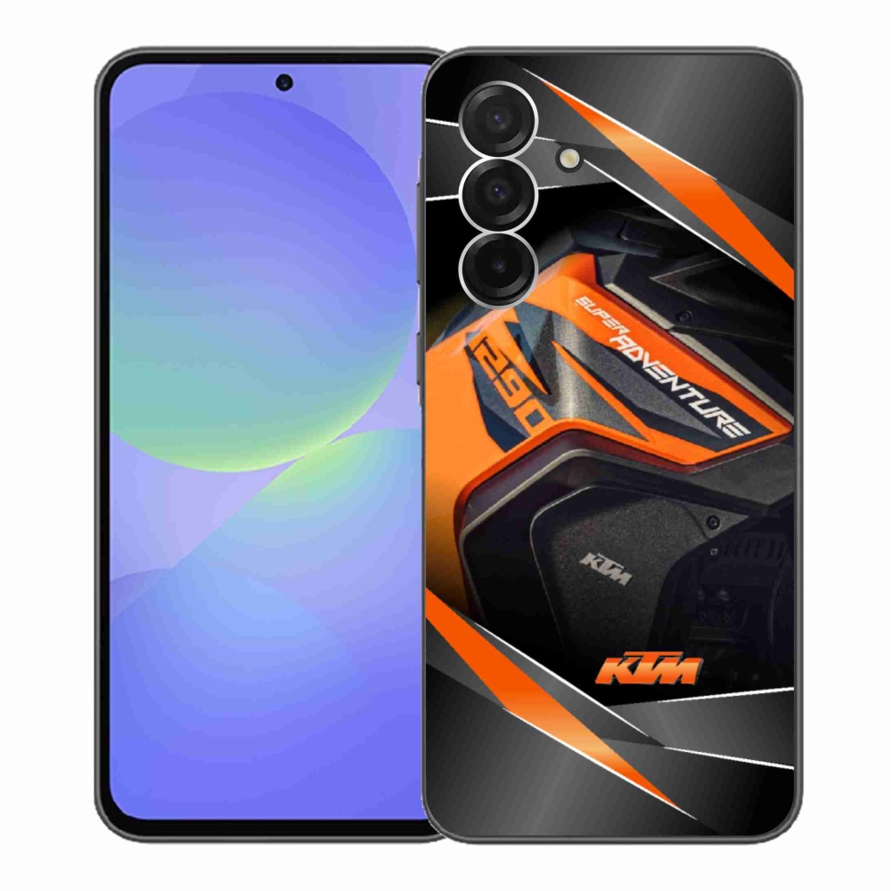 Gélový kryt mmCase na Samsung Galaxy A36 5G - motorka ktm