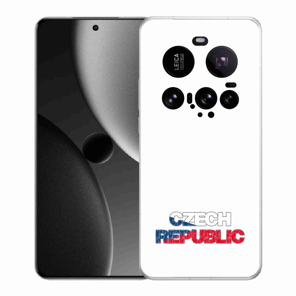 Gélový kryt mmCase na Xiaomi 15 Ultra - Czech Republic biele pozadie
