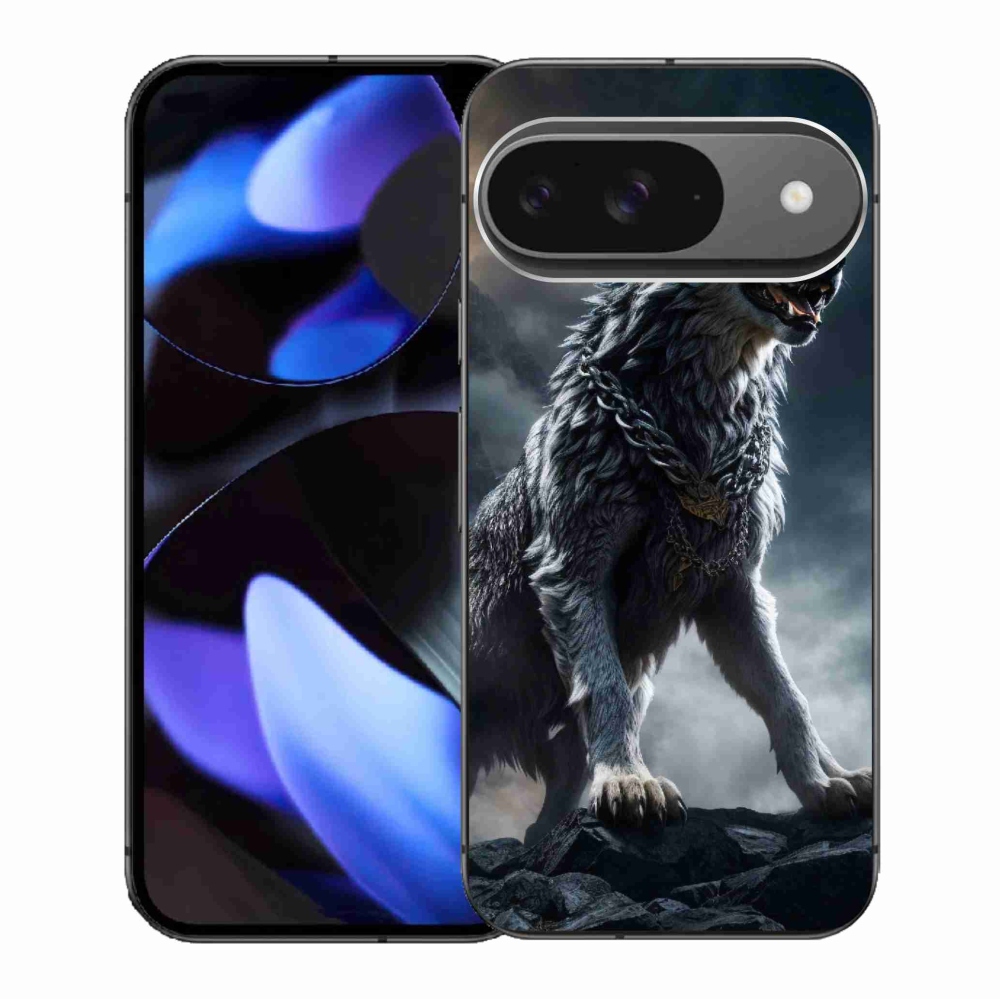 Gélový kryt mmCase na Google Pixel 9/9 Pro - vlk 1