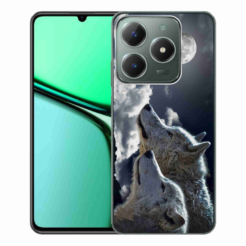 Gélový kryt mmCase na Realme C61 - vlci