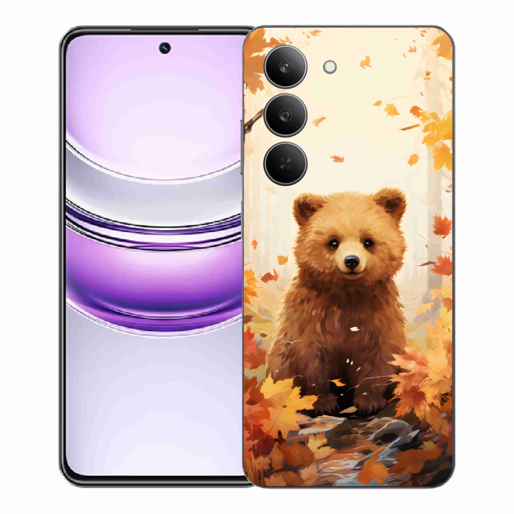 Gélový kryt mmCase na Realme 14x 5G - medveď v lese