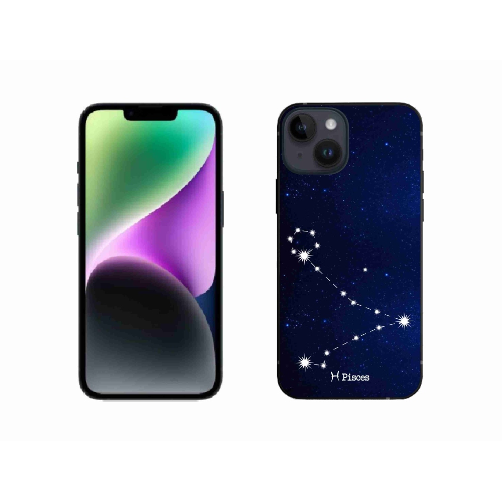 Gélový kryt mmCase na iPhone 14 - súhvezdie Ryby