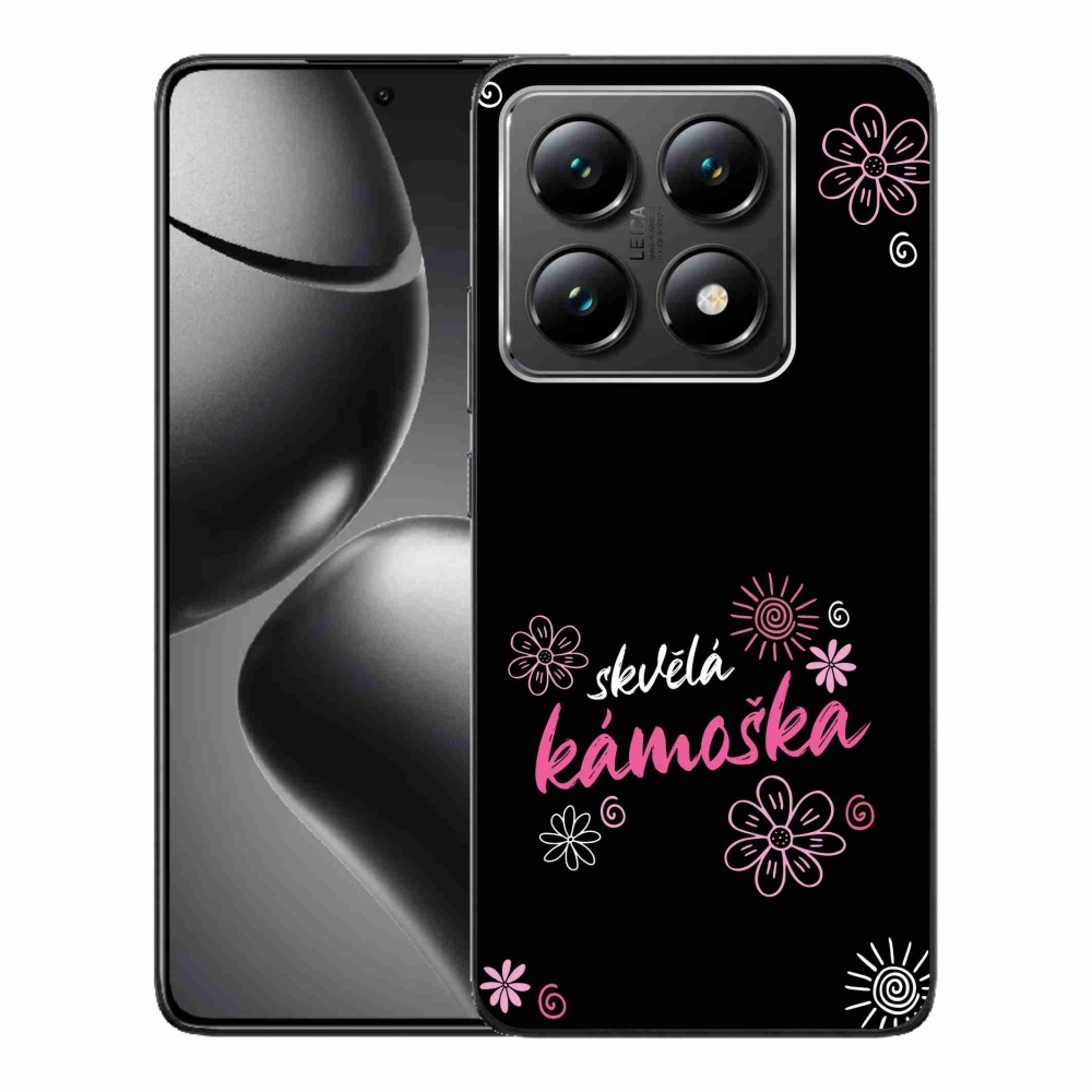 Gélový kryt mmCase na Xiaomi 14T - skvelá kamoška čierne pozadie