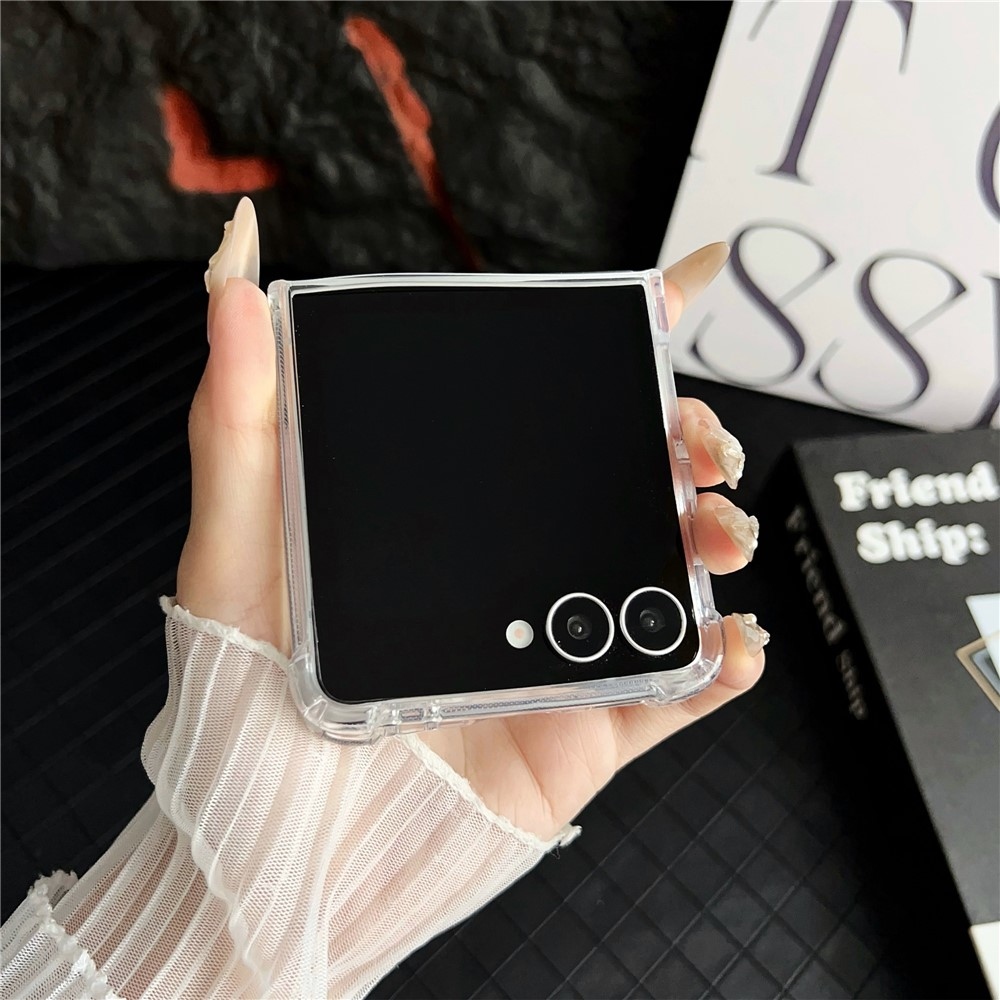 Clear acrylový obal s MagSafe na Samsung Galaxy Z Flip7 5G - priehľadný