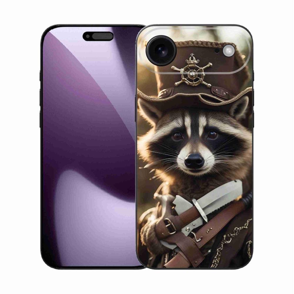 Gélový kryt mmCase na iPhone 17 Air - mýval v uniforme