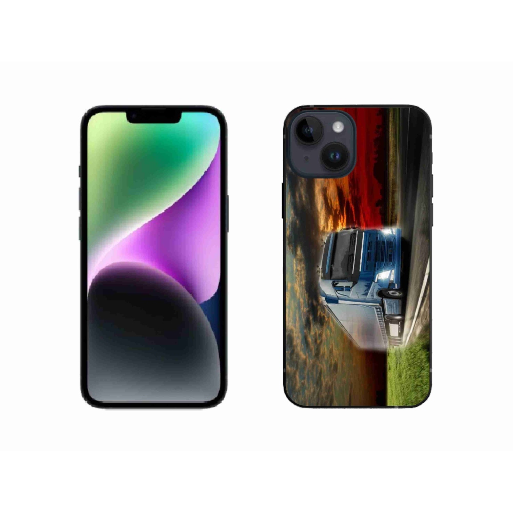 Gélový kryt mmCase na iPhone 14 - kamión 4