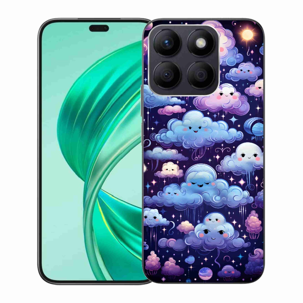 Gélový kryt mmCase na Honor X8b - mráčiky