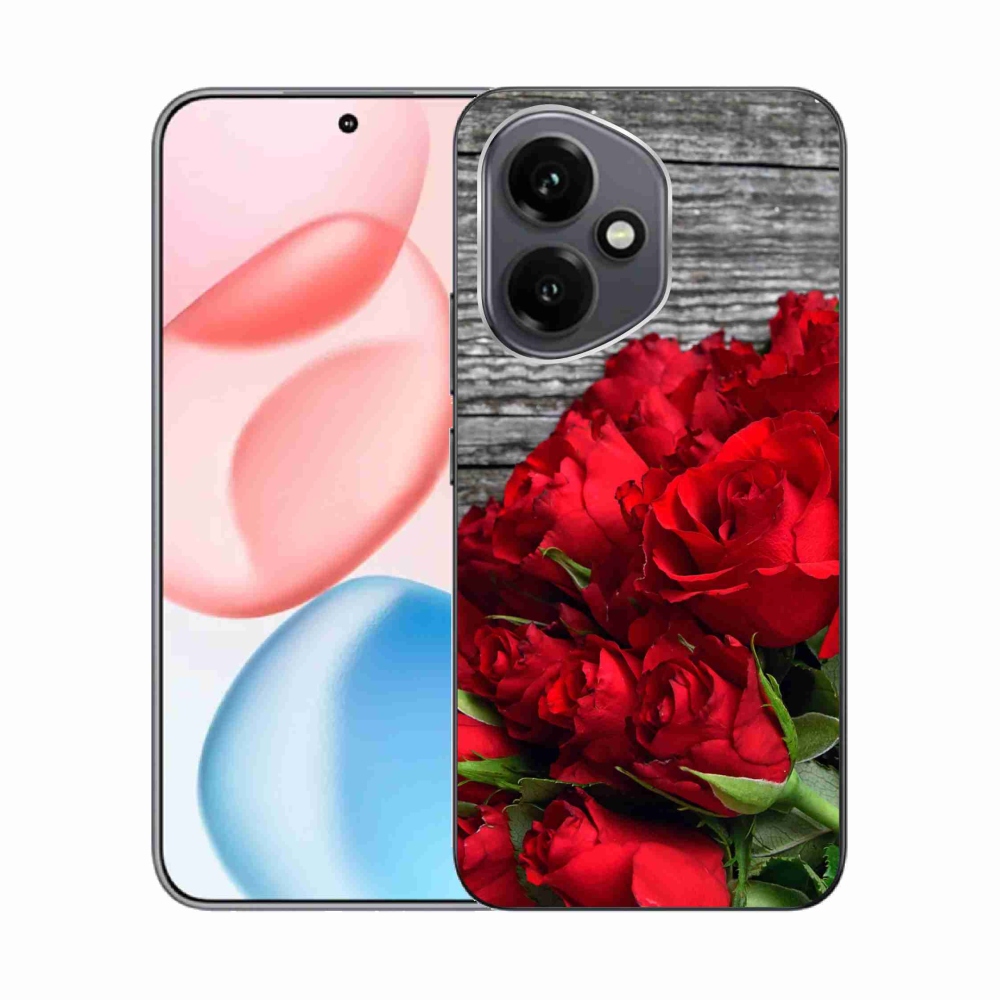 Gélový kryt mmCase na Honor 400 - červené ruže