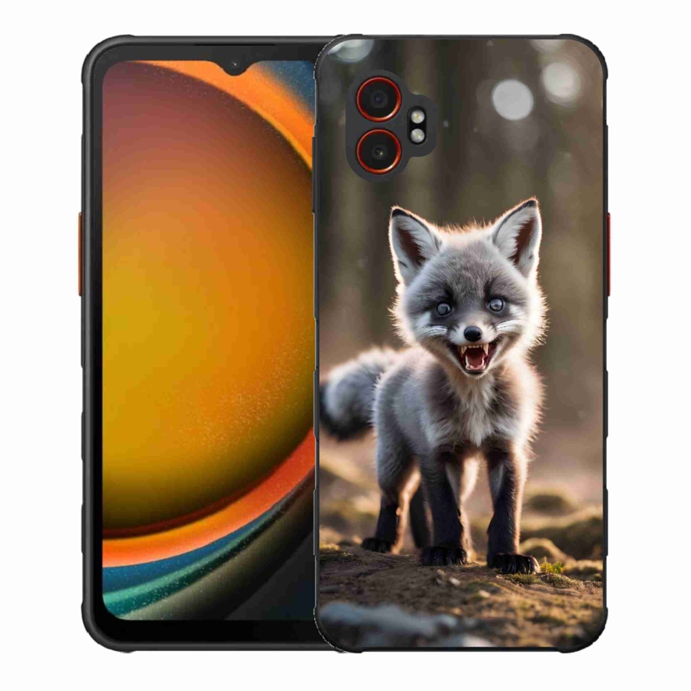 Gélový kryt mmCase na Samsung Galaxy Xcover 7 Pro - rozzúrená líška