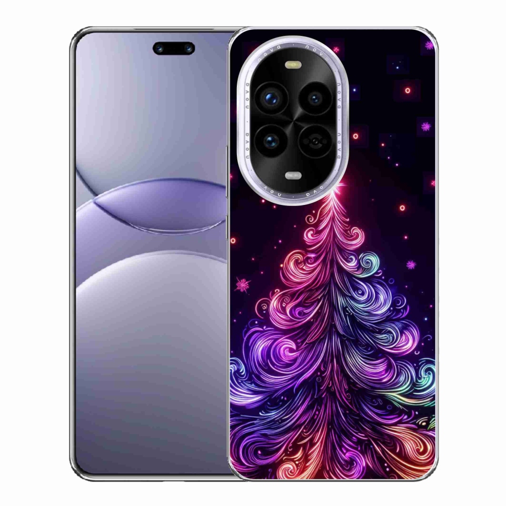 Gélový kryt mmCase na Huawei Nova 13 Pro 5G - neónový vianočný stromček 1