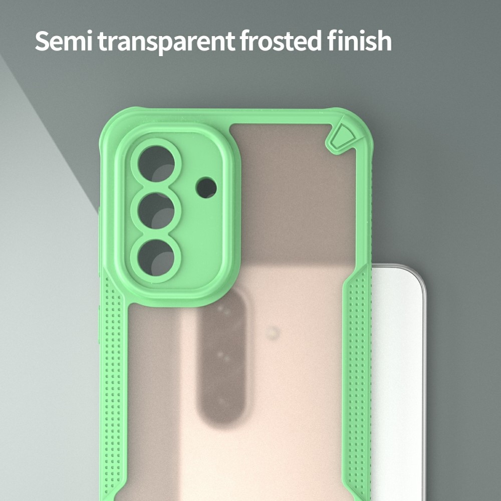 Frosted odolný kryt na Samsung Galaxy A36 5G - zelený