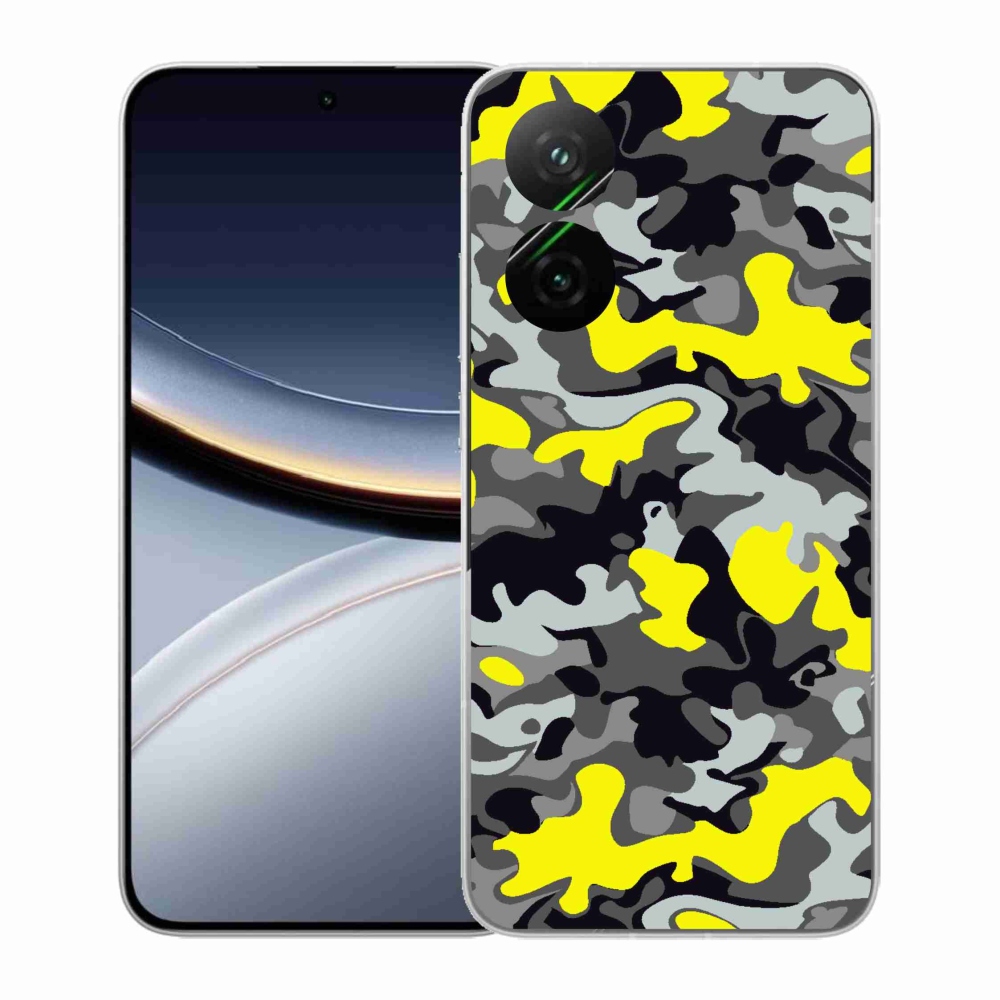 Gélový kryt mmCase na Xiaomi Poco F7 5G - maskáčový vzor 6