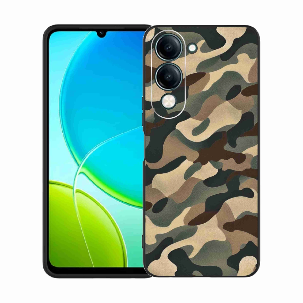 Gélový kryt mmCase na Vivo Y29s 5G - maskáčový vzor 11