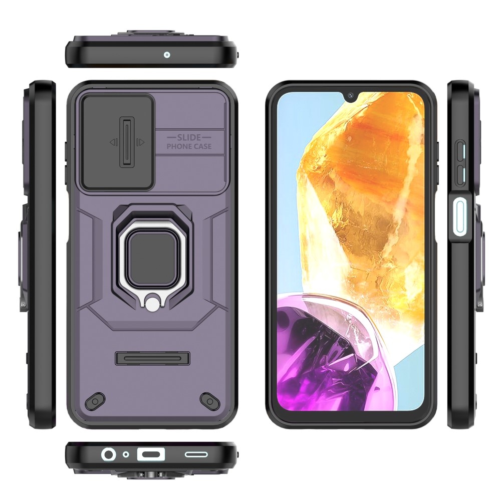 Lens odolný hybridný kryt Samsung Galaxy M15 5G - fialový