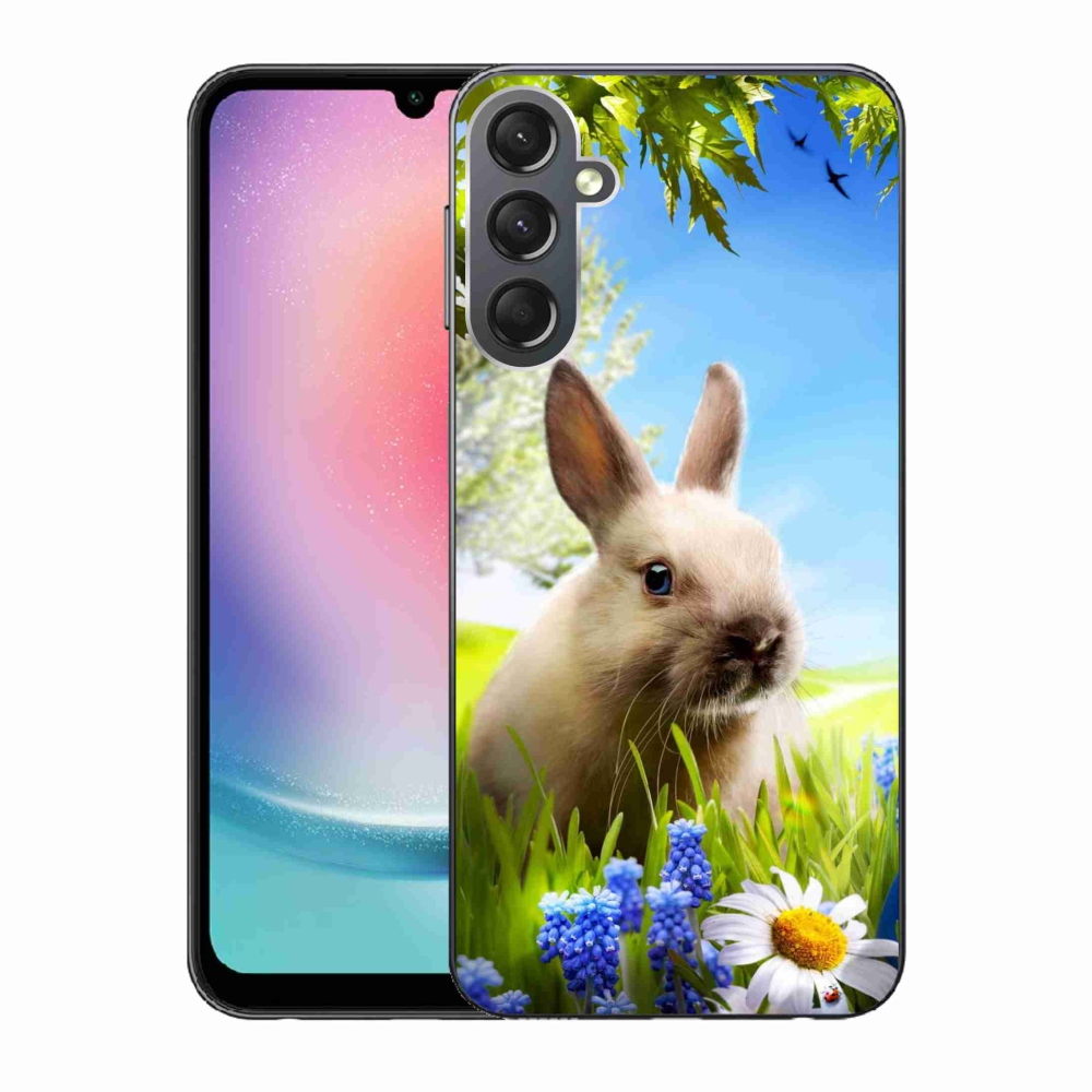 Gélový kryt mmCase na Samsung Galaxy A24 - zajačik