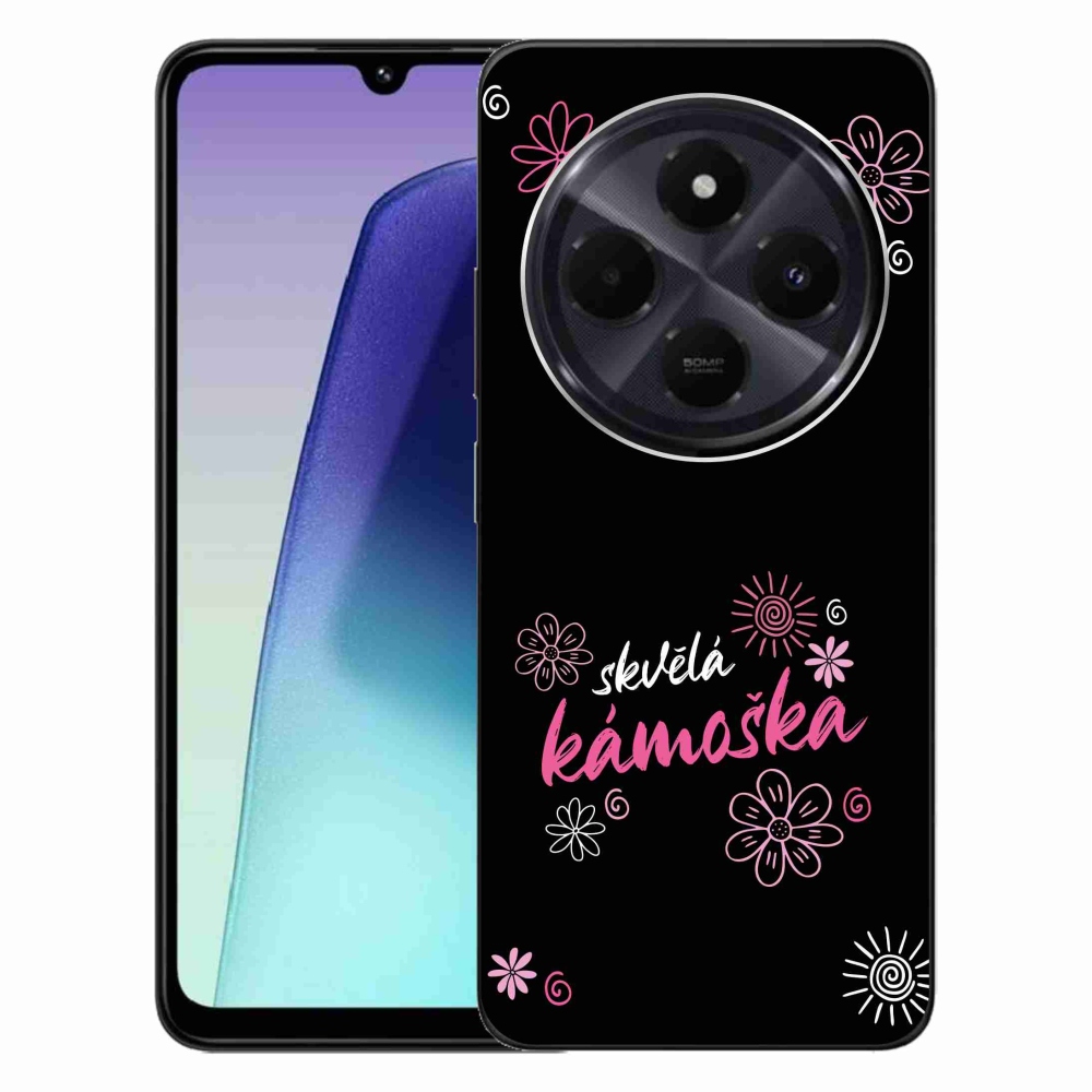Gélový kryt mmCase na Xiaomi Redmi 14C/Poco C75 - skvelá kamoška čierne pozadie