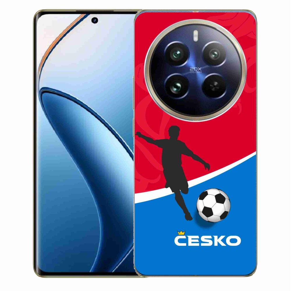 Gélový kryt mmCase na Realme 12 Pro 5G/12 Pro+ 5G - futbal Česko