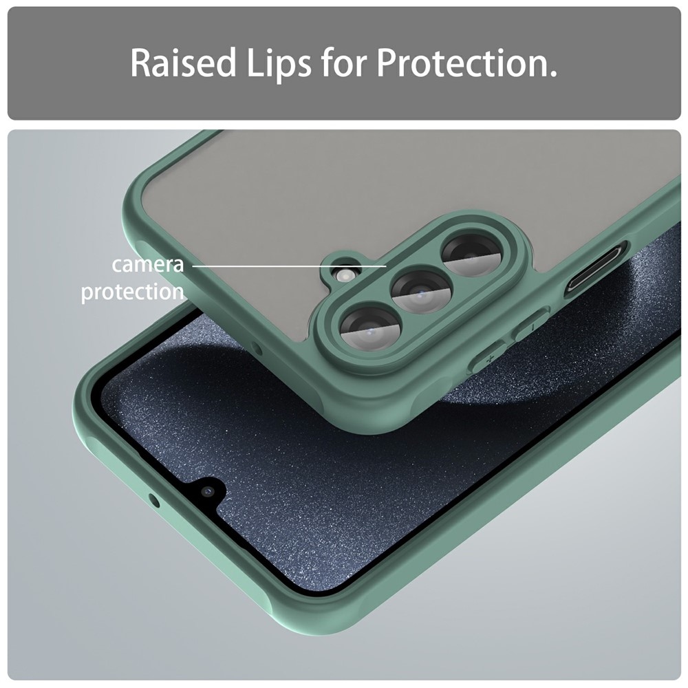Proof gélový obal s pevným chrbtom na Samsung Galaxy A17 5G - zelený