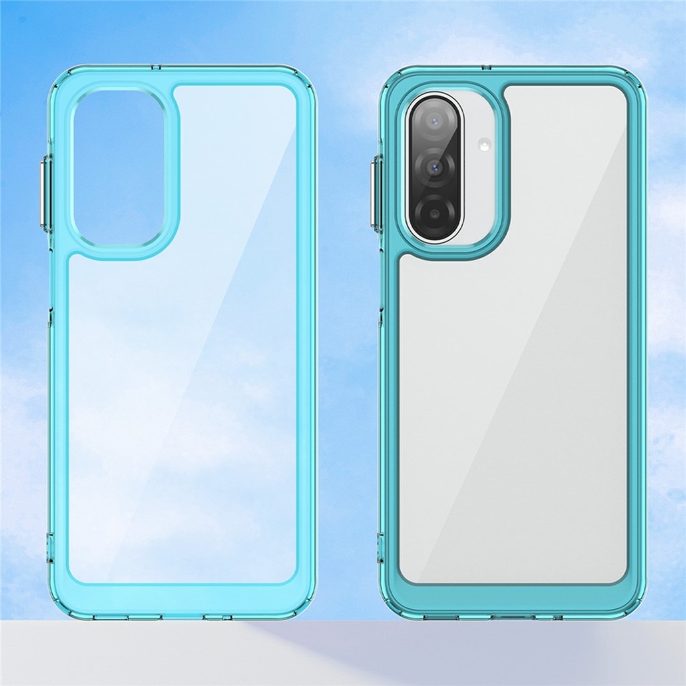 Gélový obal s pevným chrbtom na Samsung Galaxy A17 5G - svetlomodrý
