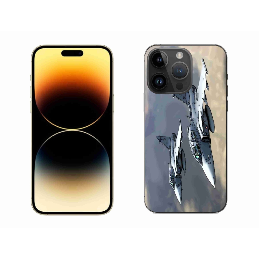 Gélový kryt mmCase na iPhone 14 Pro Max - stíhačky