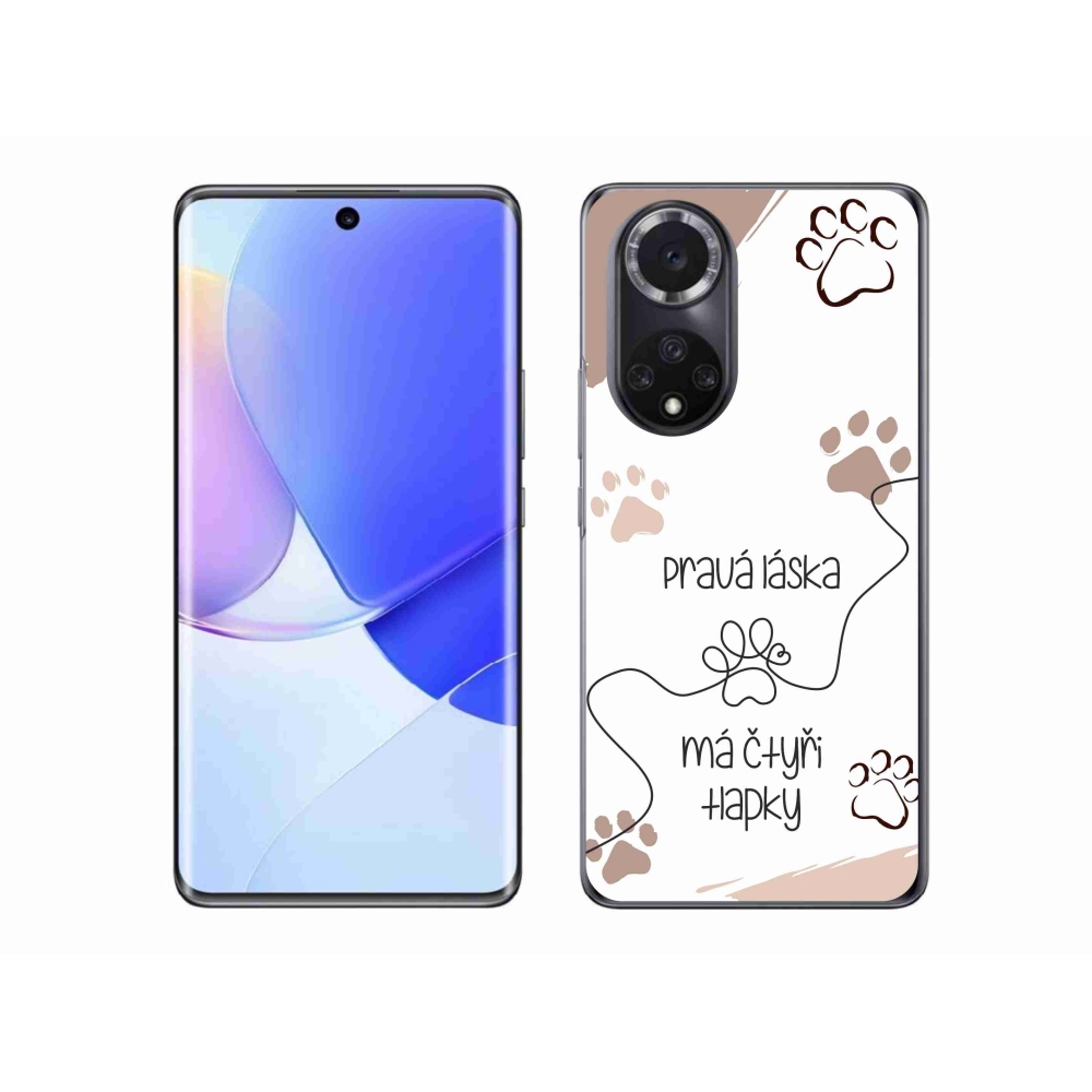 Gélový kryt mmCase na Huawei Nova 9 - psí motív 1 biele pozadie