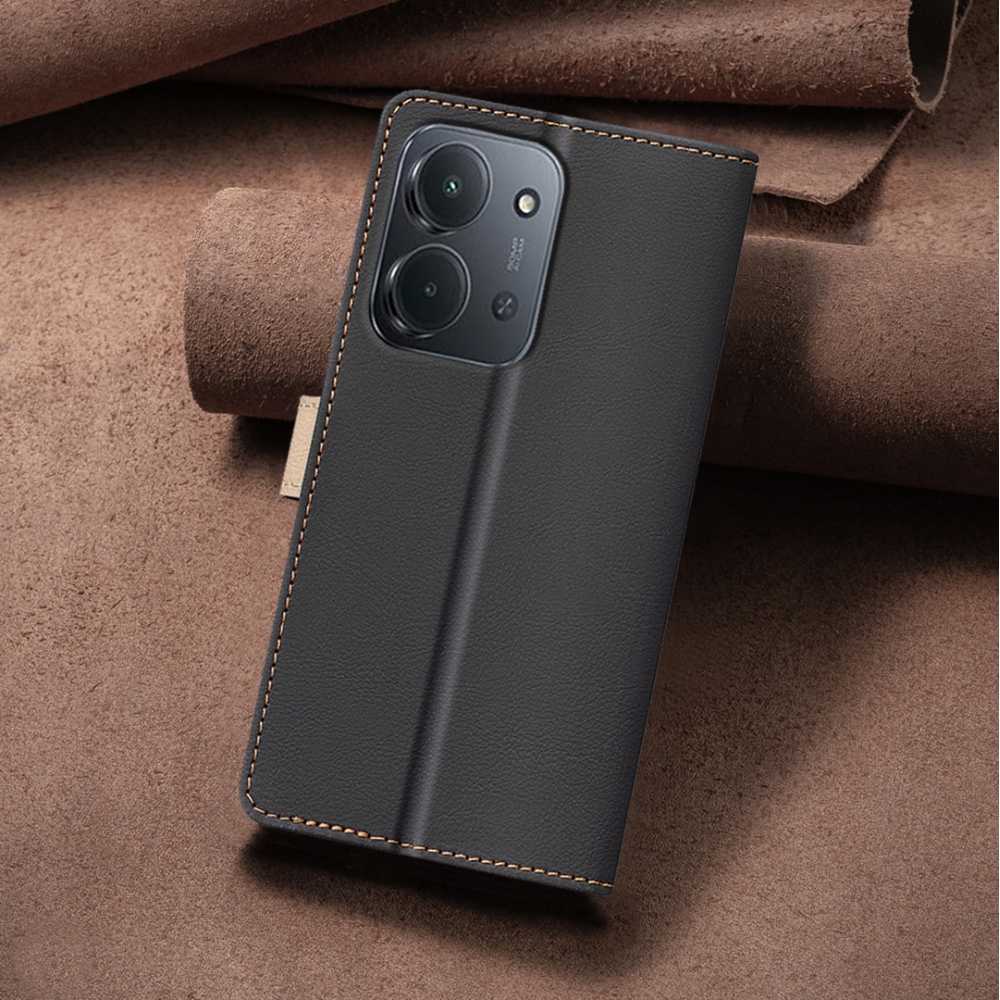 BNF DUO knižkové púzdro na Xiaomi Redmi 15C 4G/5G (173mm) - čierne
