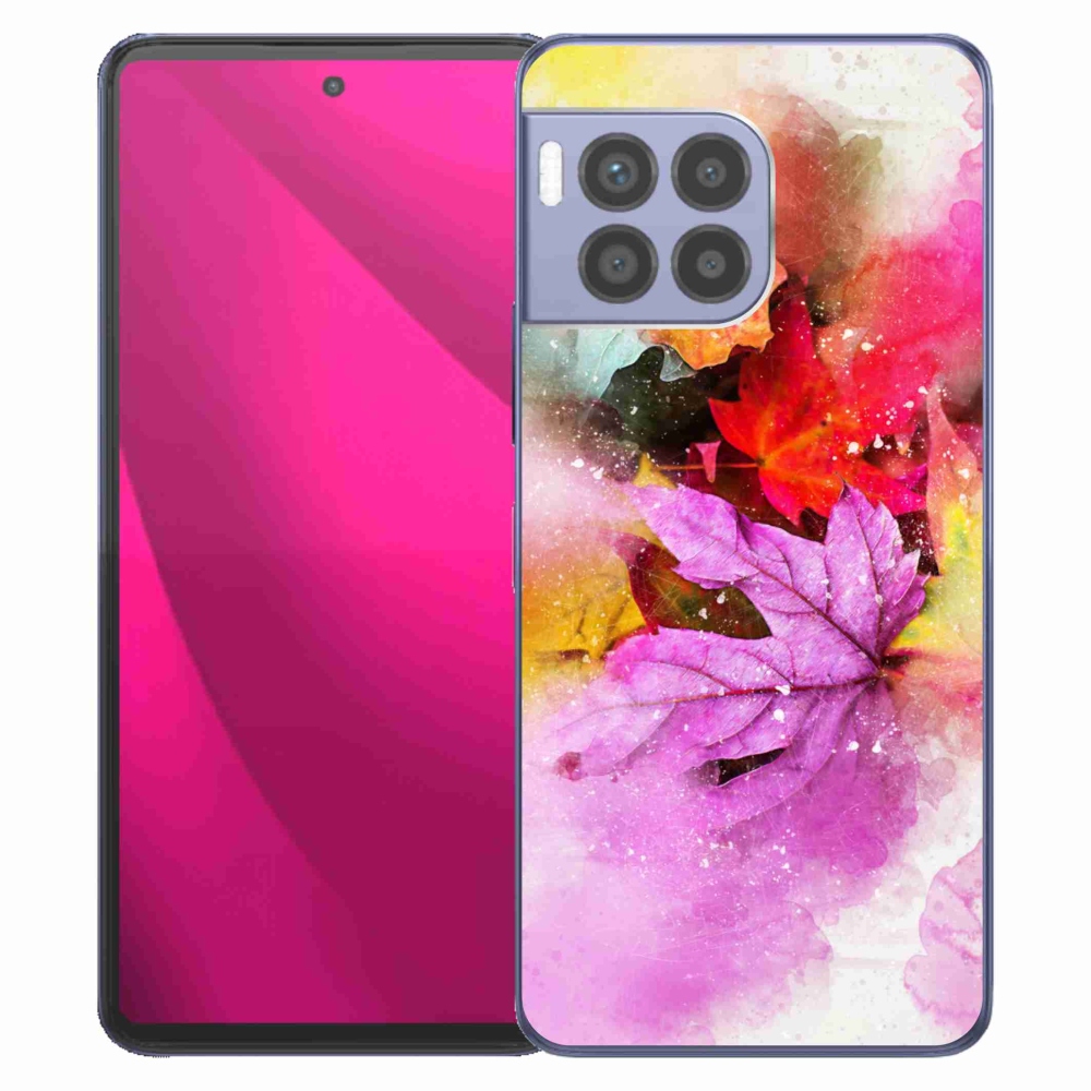 Gélový kryt mmCase na T-Mobile T Phone 2 Pro - farebné listy