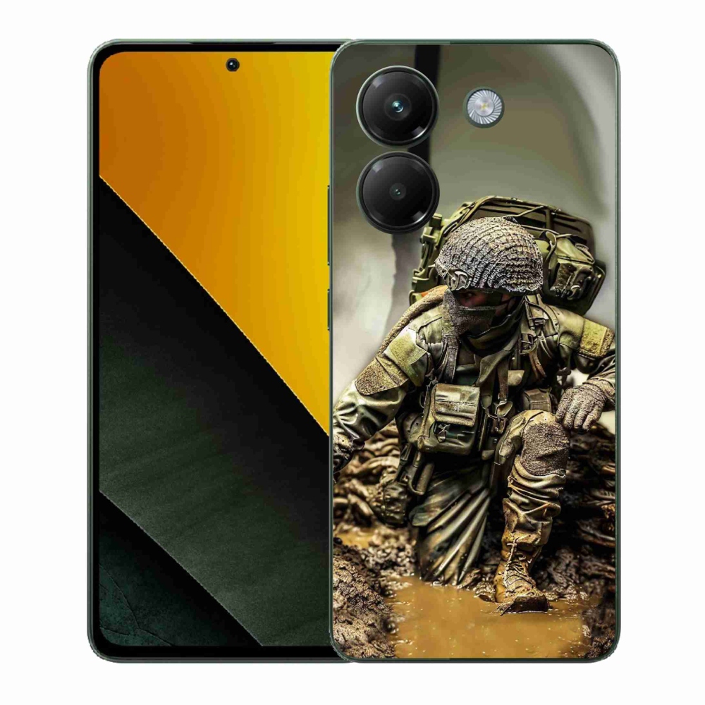 Gélový kryt mmCase na Xiaomi Poco M7 Pro 5G - vojak