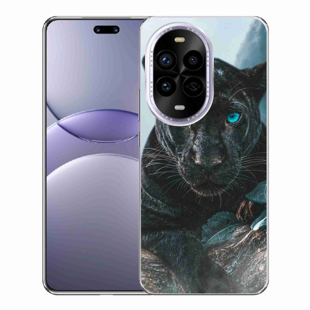 Gélový kryt mmCase na Huawei Nova 13 Pro 5G - čierny panter